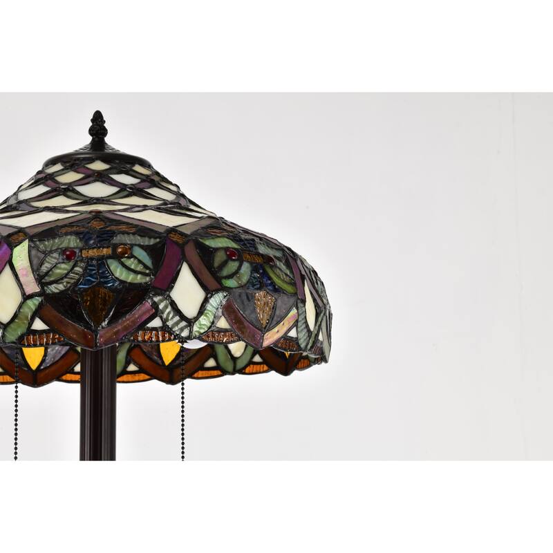 Tiffany-style Ariel Floor Lamp