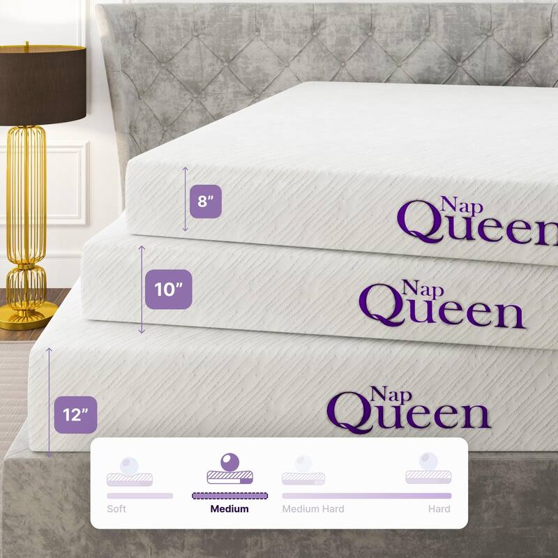 NapQueen Elizabeth 14" Cooling Gel Memory Foam Mattress