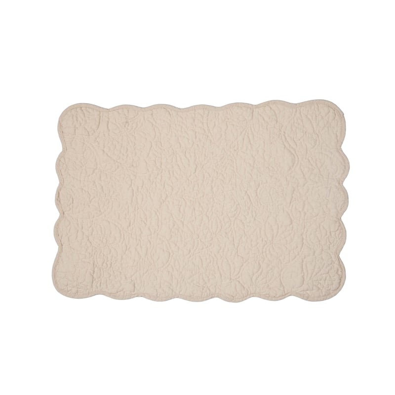 Christiana Khaki Quilted Placemat Set 6