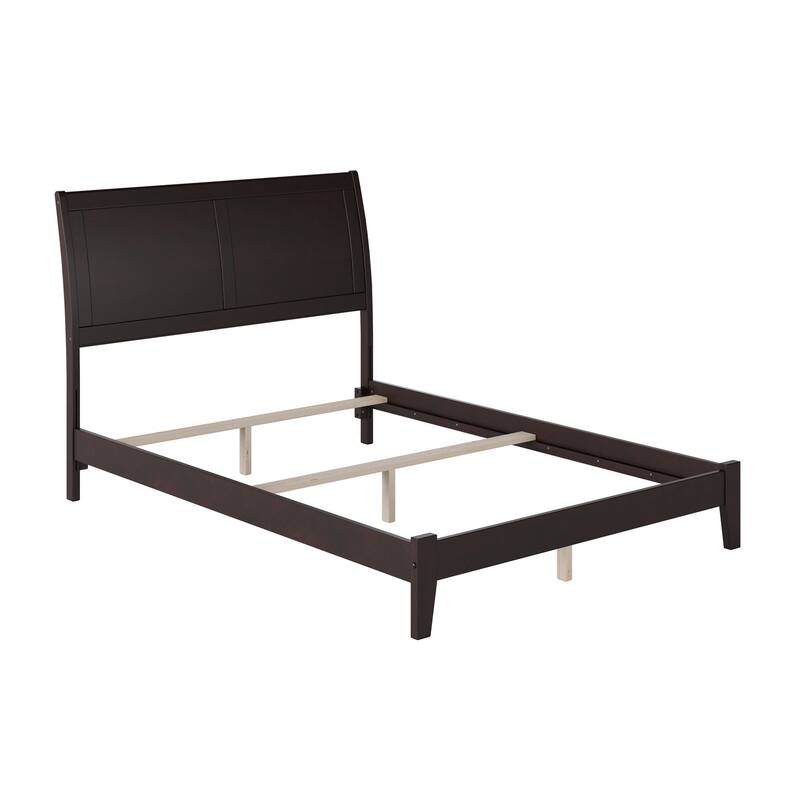 Portland Full Foundation Bed Frame in Espresso