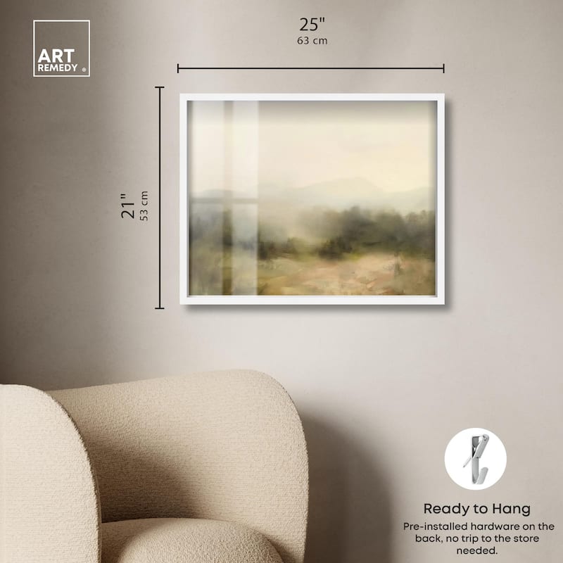 Haze Horizon Shadowbox by Art Remedy