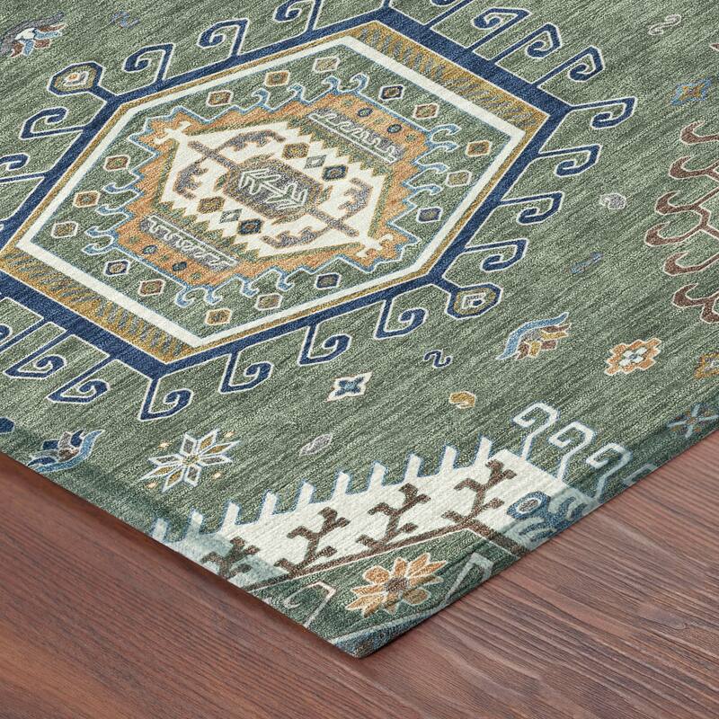 Machine Washable Indoor/ Outdoor Global Akron Chantille Rug