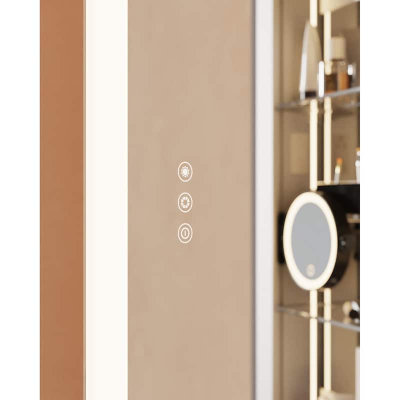 Robern GR2444D4RP1N Presence 23-1/4" x 43-3/8" Lighted Frameless