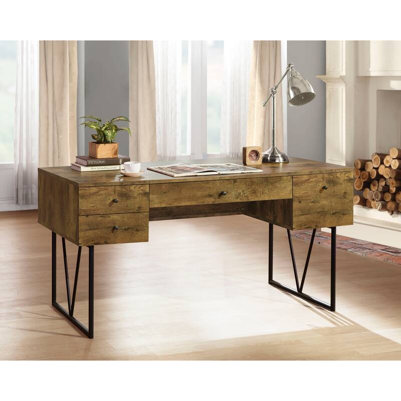 Analiese Farmhouse 63-inch 4-Drawer Writing Desk