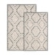 preview thumbnail 15 of 23, Superior Ceton Geometric Washable Bath Rug, Set of 2