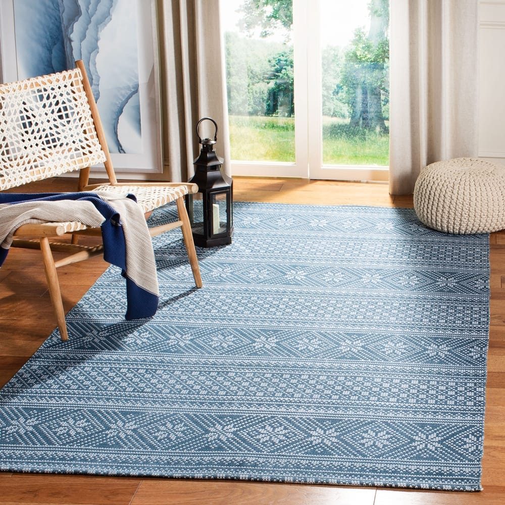 SAFAVIEH Handmade Cedar Brook Drite Modern Cotton Rug