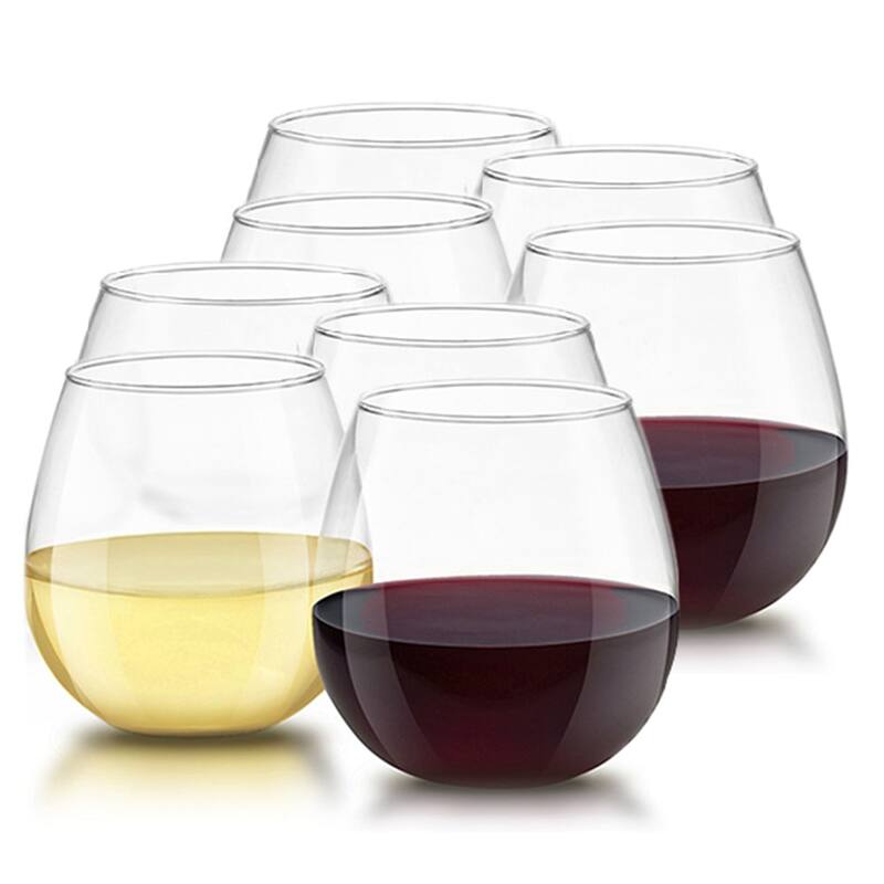JoyJolt Spirits Stemless 19 oz Wine Glass