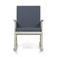 preview thumbnail 9 of 8, Acacia Rocking Chair Outdoor Use, Durable Acacia Wood, Water-Resistant Cushions, for Garden, Lawn, Backyard, Pool