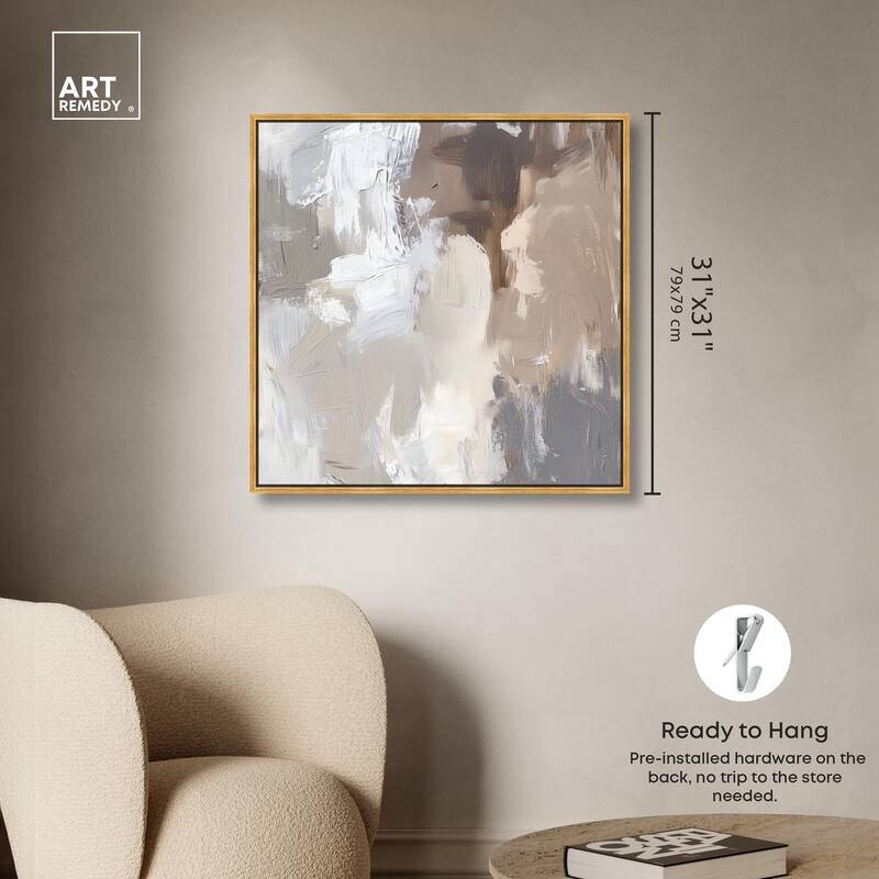 Faded Textured I Canvas by Art Remedy