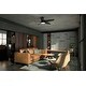 preview thumbnail 4 of 7, Kichler Daya 54 Inch LED Ceiling Fan Satin Black with Black Blades