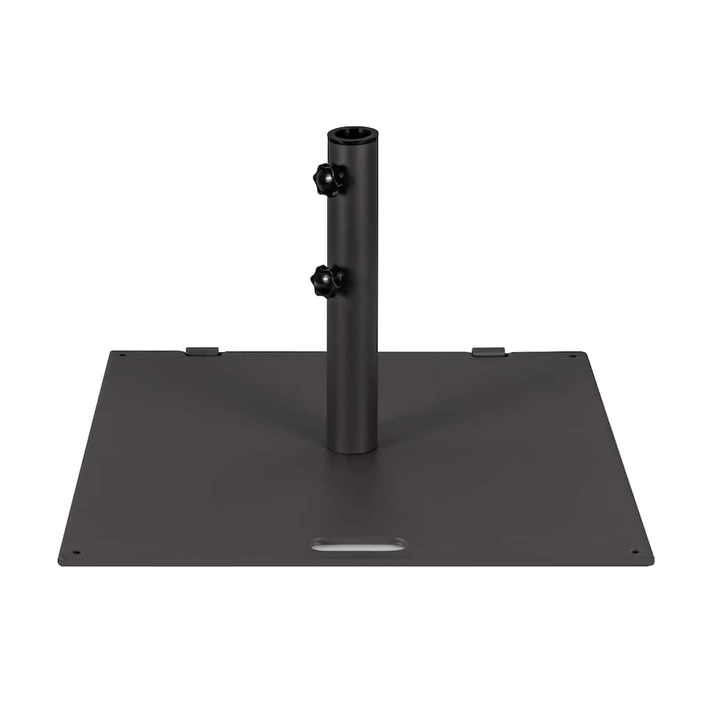 Gymax 50 LBS Patio Umbrella Base Stand 24'' Outdoor Square Market