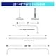 preview thumbnail 61 of 98, Energy-saving Wraparound Adjustable French Blackout Curtain Rod Set