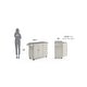 preview thumbnail 26 of 26, Dolly Madison Kitchen Cart with Stainless Steel Top by Homestyles