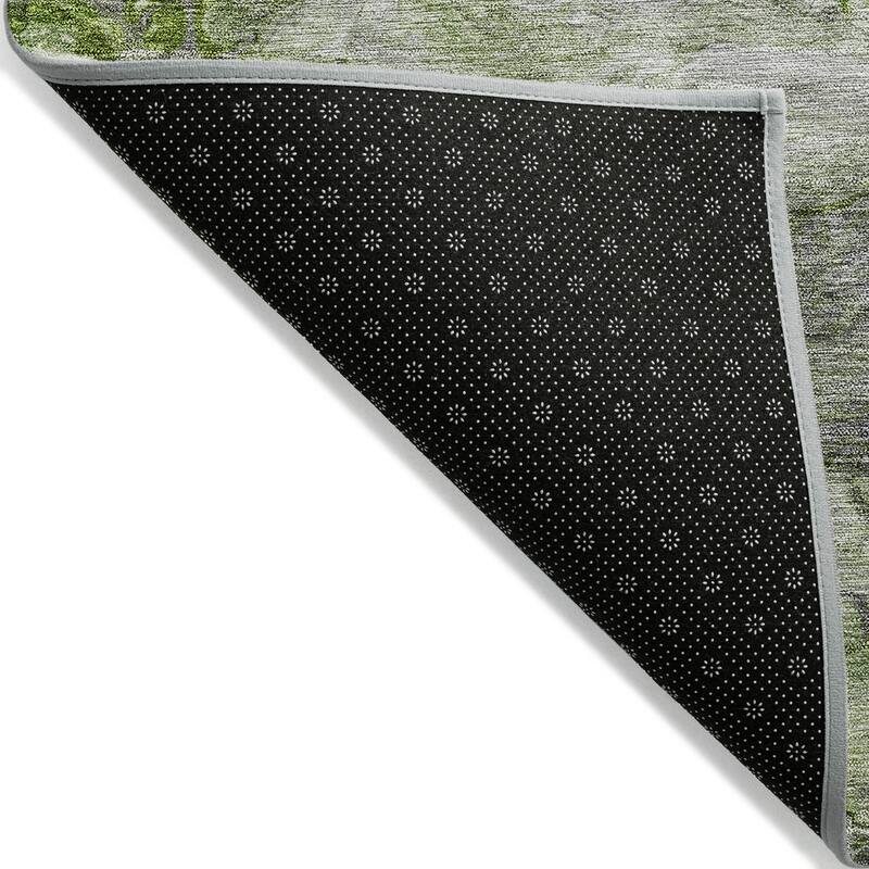 Machine Washable Indoor/ Outdoor Chantille Modern Abstract Rug