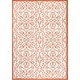 preview thumbnail 53 of 147, JONATHAN Y Ourika Vintage Filigree Textured Weave Indoor/Outdoor Area Rug 3 X 5 - Cream/Orange