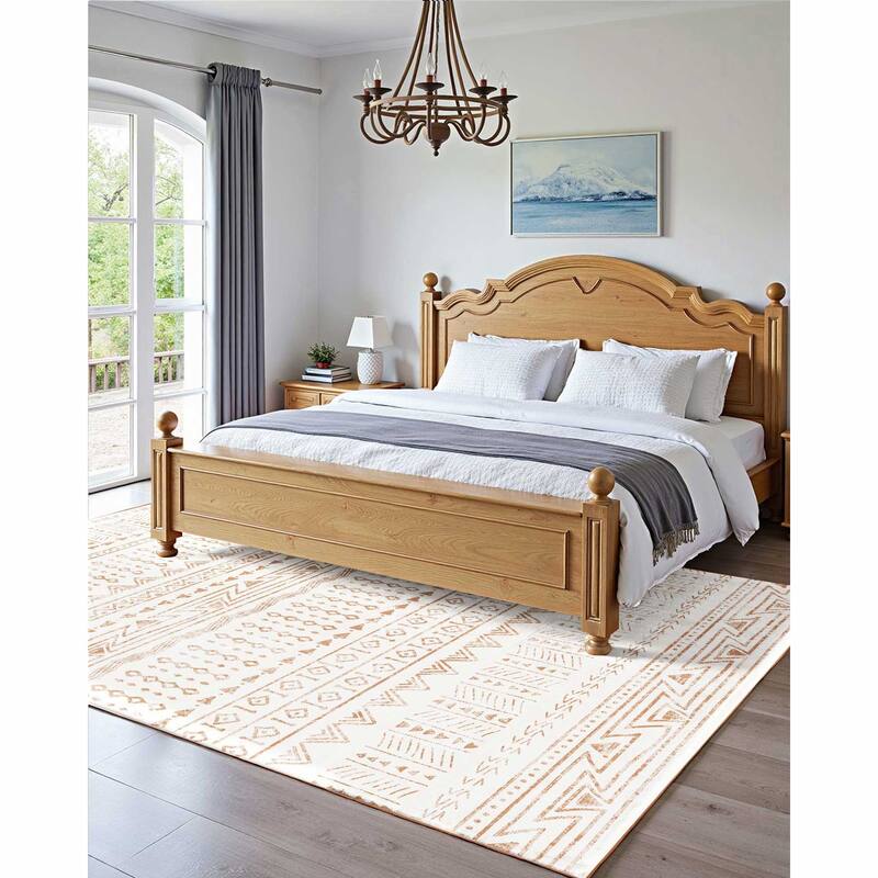 Large Area Rug Floor Mat Modern - 6' x 7'