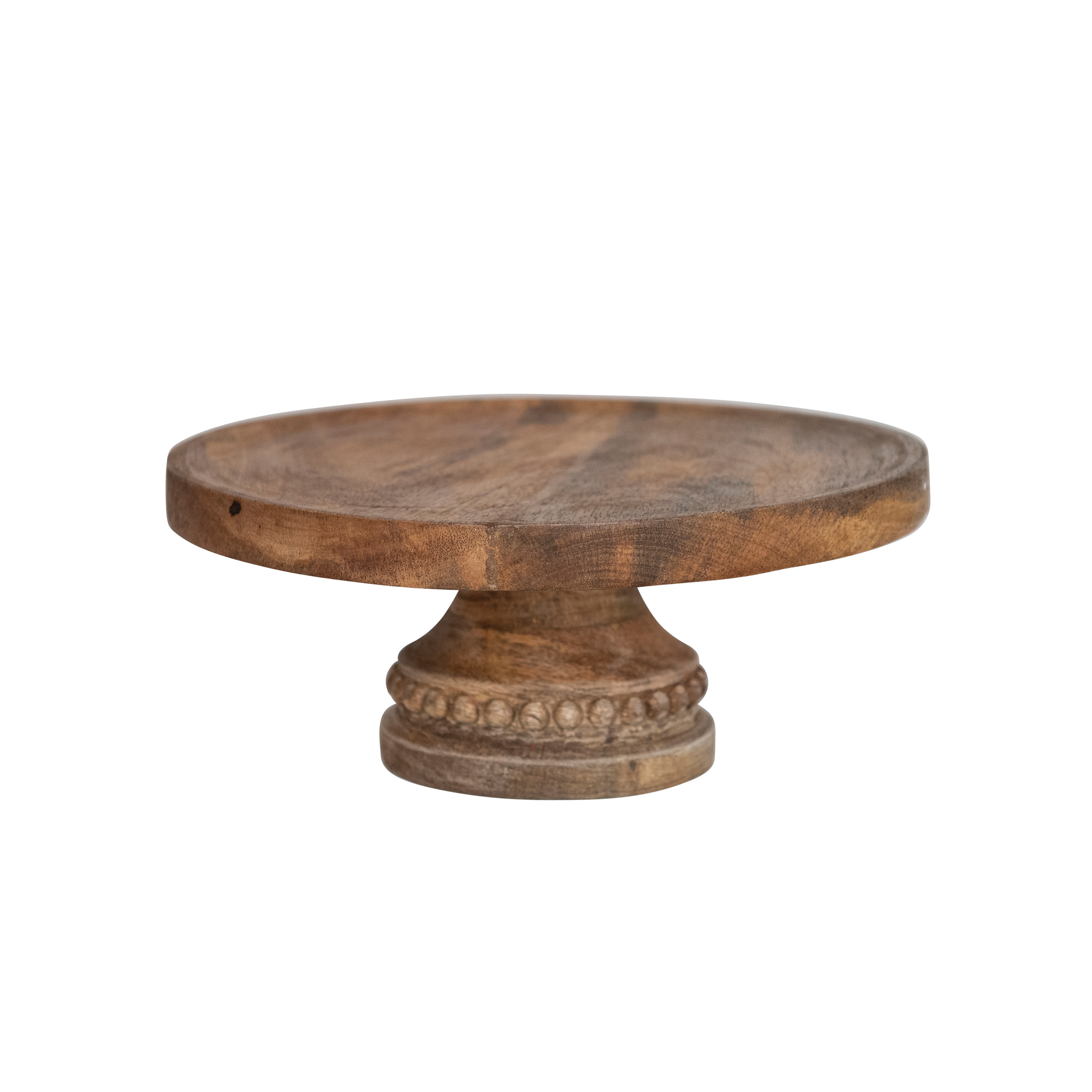 Tamarind and Mango Wood orders Pedestal Dish - 5