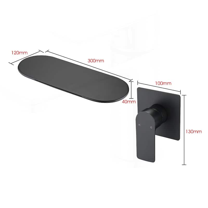 Modern Wall Mount Bathtub Faucet