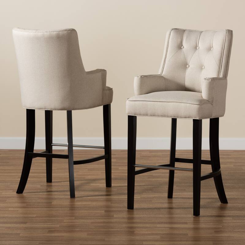 Aldon Modern and Contemporary 2-Piece Bar Stool Set