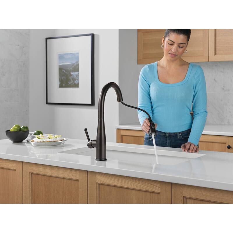 Delta 9113TL-DST Essa 1.8 GPM Single Hole Pull Down Touchless Kitchen