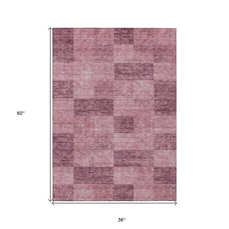 HomeRoots Geometric Transitional Rectangle Outdoor Rug
