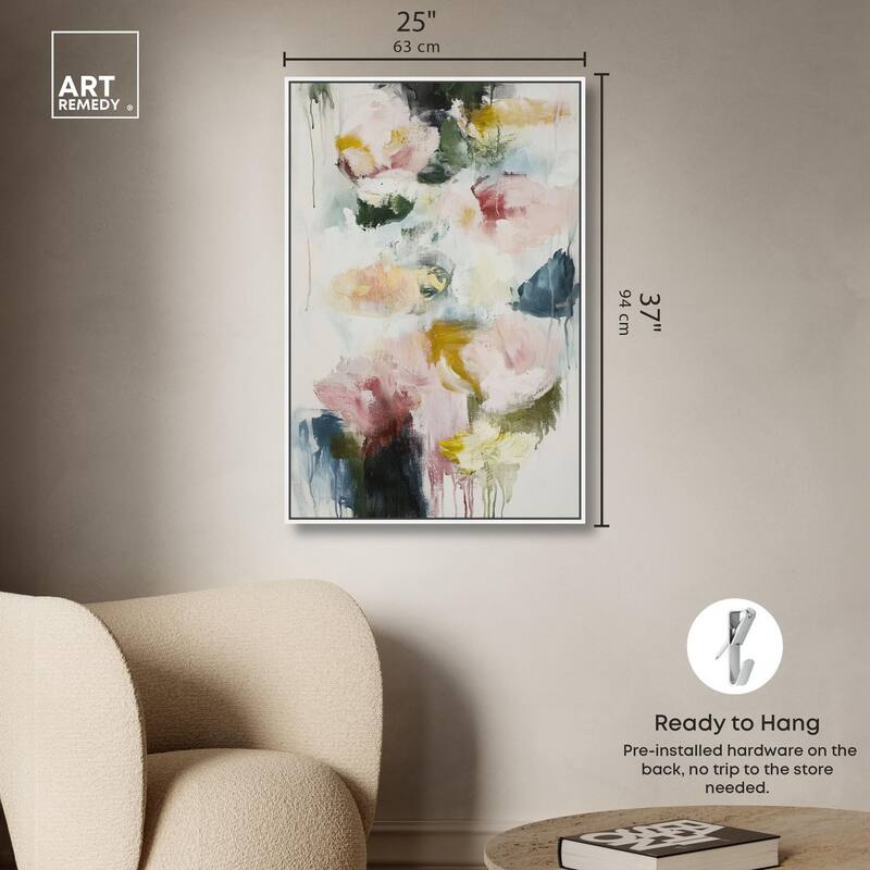 Dripping Colors I Canvas by Art Remedy