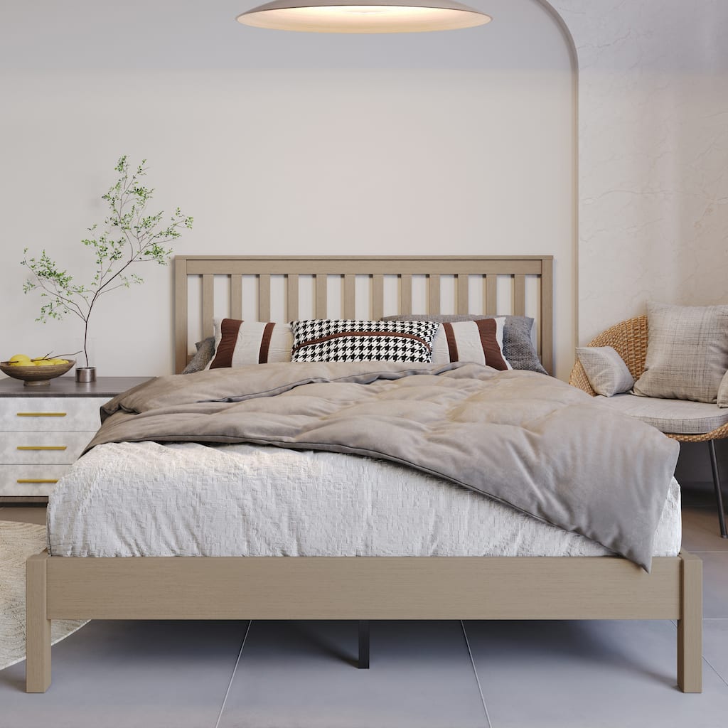 Clayfell Fresno Wood Platform Bed