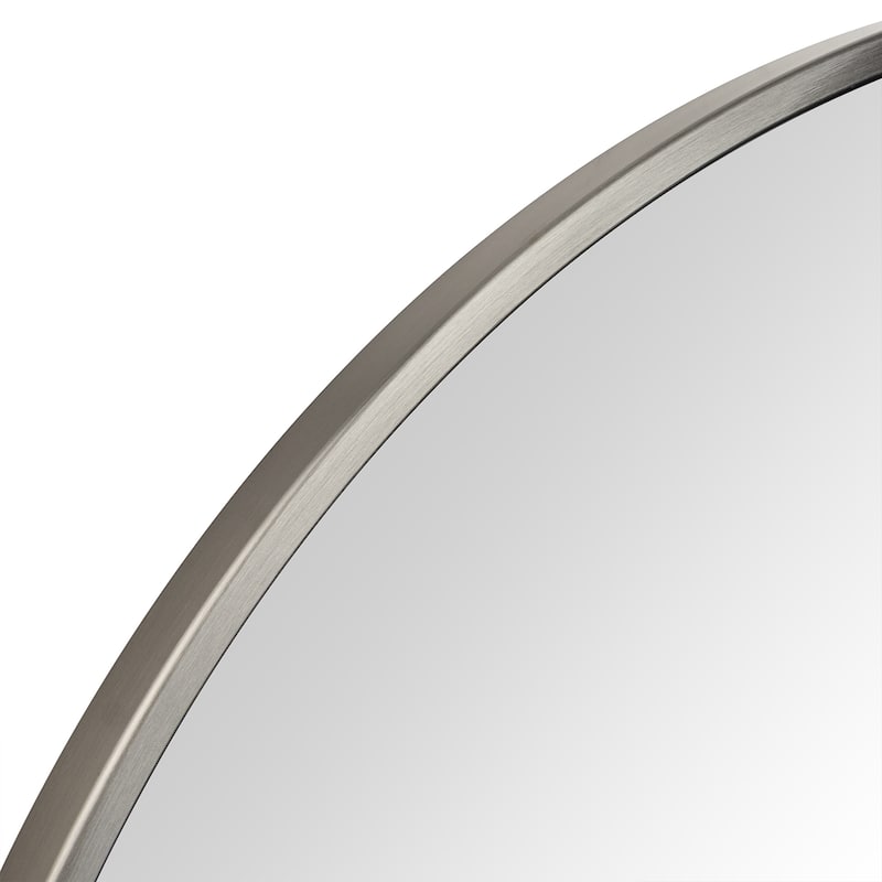 TEHOME Korra Round Wall Mirrors 30 and 36 Inch Metal Frame Options for Bathroom Bedroom & Entryway
