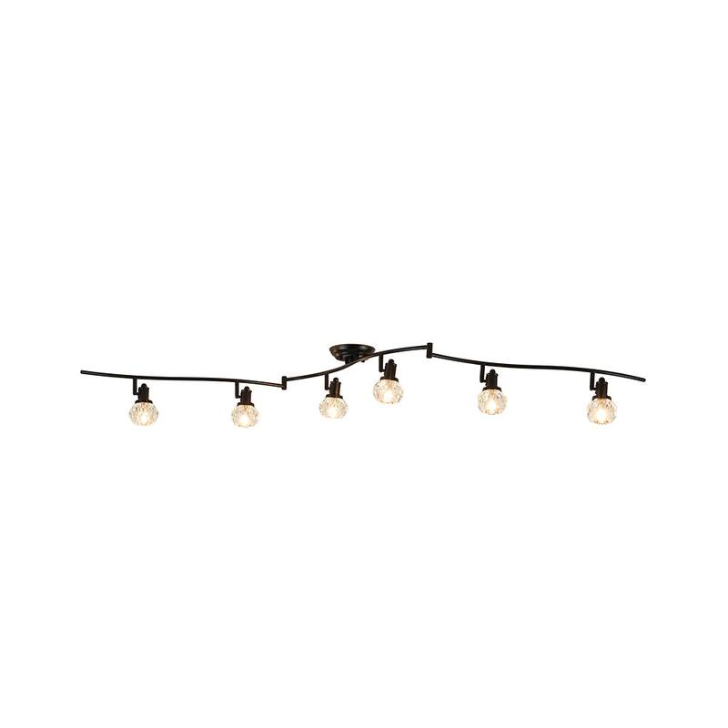 Versatile Adjustable Crystal Track Light Linear Island Spotlight