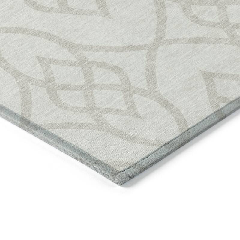HomeRoots Trellis Transitional Rectangle Outdoor Rug