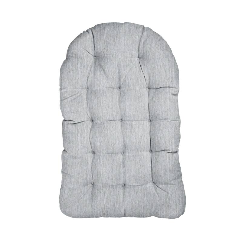 Sorra Home Indoor Textured Egg Chair Replacement Cushion (Cushion Only) - 44 in x 27 in x 4 in