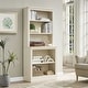preview thumbnail 41 of 95, Halston 72.5" Tall Modular Bookcases Bookshelves 5-Tier Display Shelves Organizer and Storage Multi-Depth - Cream