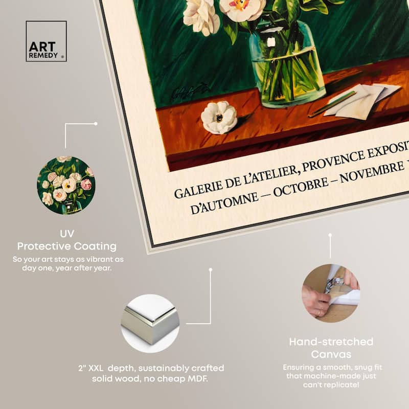 Manet's Floral Canvas by Art Remedy