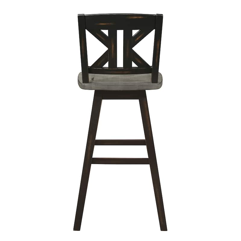 Roux Swivel Pub Height Barstool (Set of 2)