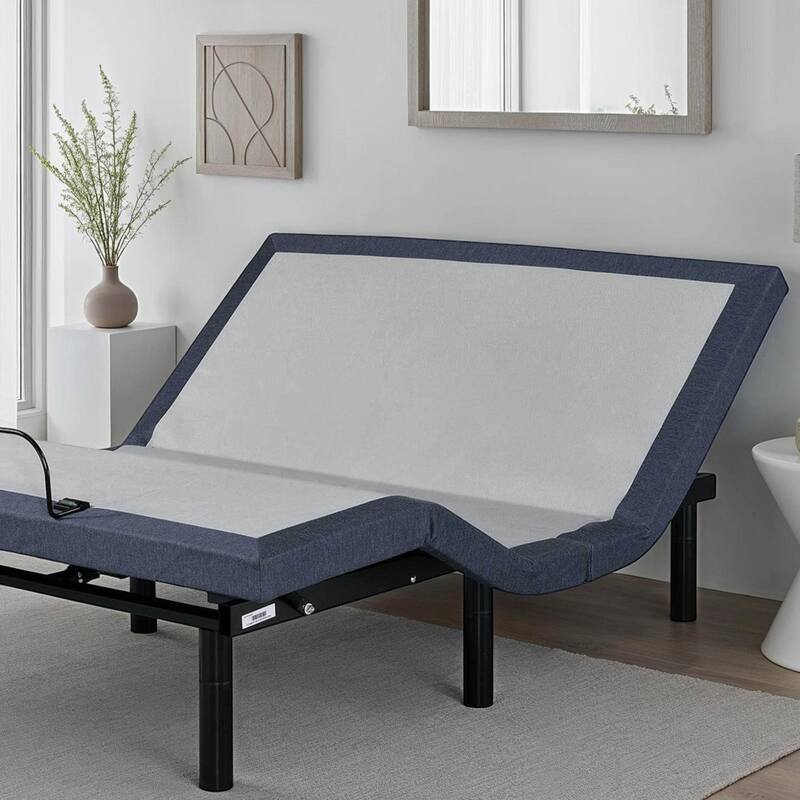 Twin XL Adjustable Bed Base with Massage & Position Adjustments