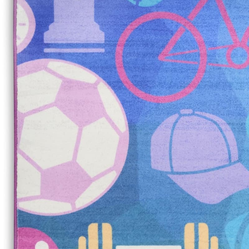 HomeRoots Juvenile/Youth Casual Rectangle Area Rug