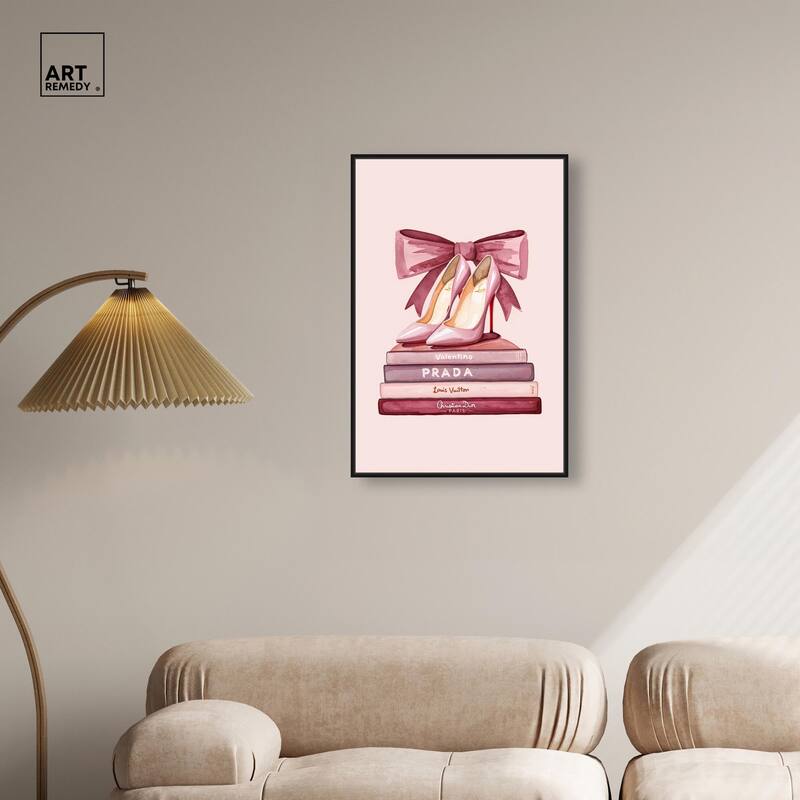 Stack of Fashion Canvas by Art Remedy