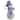Lavender Winter "Let It Snow" Snowman Statue w/Fading LED-Sm - 14" H