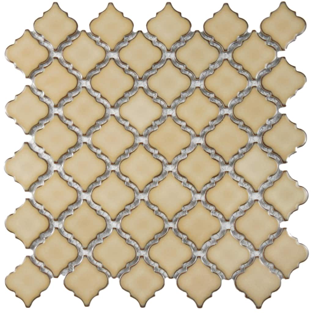 Merola Tile Hudson Tangier Caffe 12-3/8" x 12-3/8" Porcelain Floor and Wall Tile