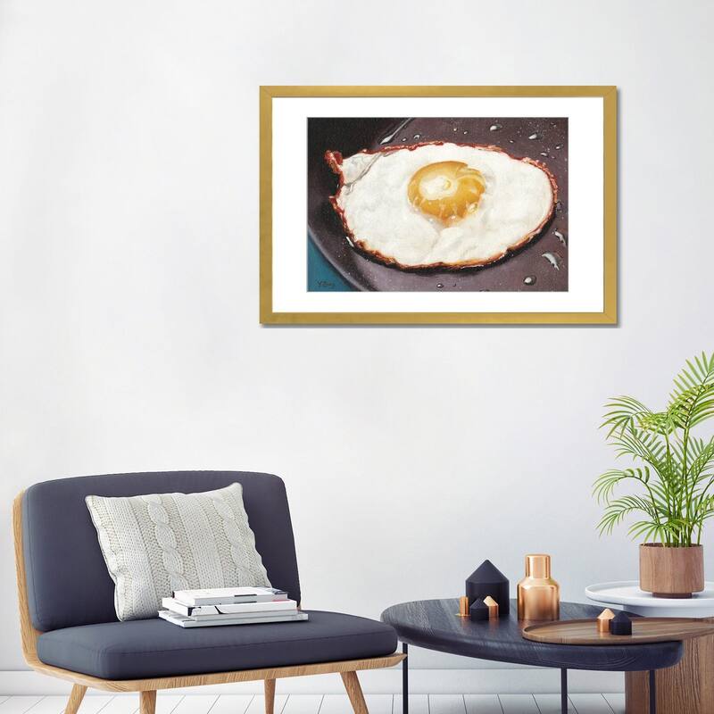iCanvas "One Fried Egg" by Yue Zeng