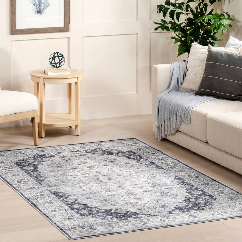 Nuloom Casey Persian SplashGuard Machine Washable Area Rug