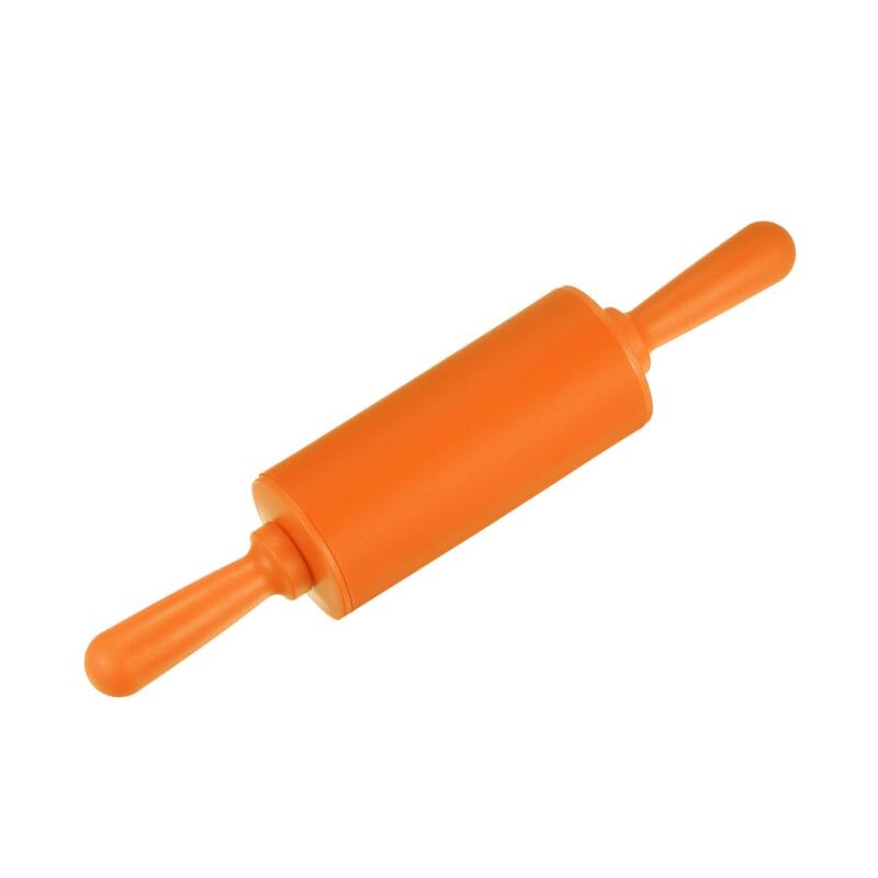 Silicone Rolling Pins for Baking 23.5cm x 4.2cm Roller Orange