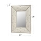 preview thumbnail 24 of 35, Rectangle Rivet Decorative Wall Hanging Mirror