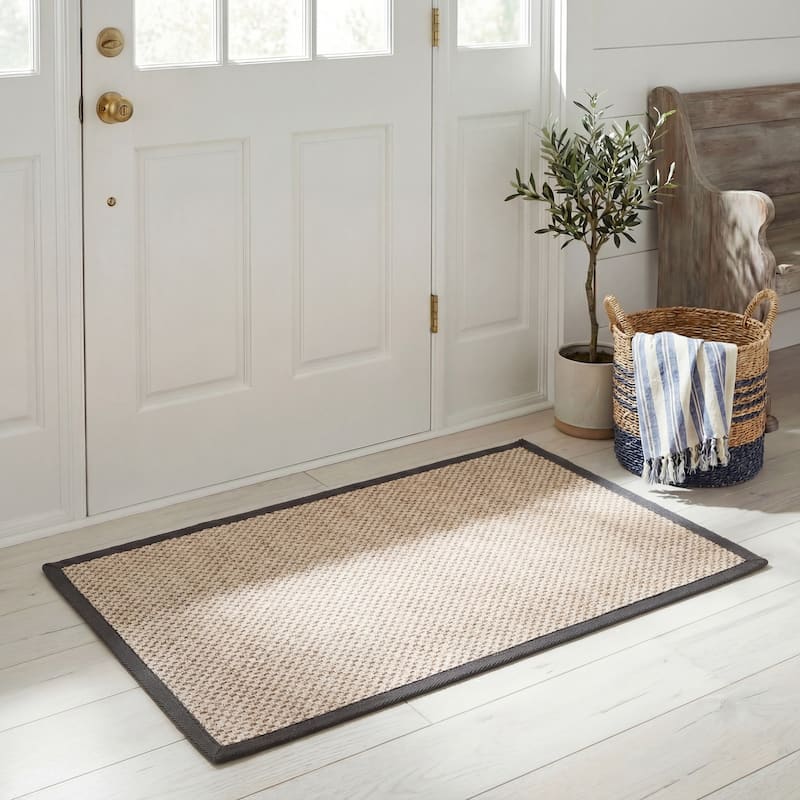SAFAVIEH Natural Fiber Lorine Casual Border Sisal Rug