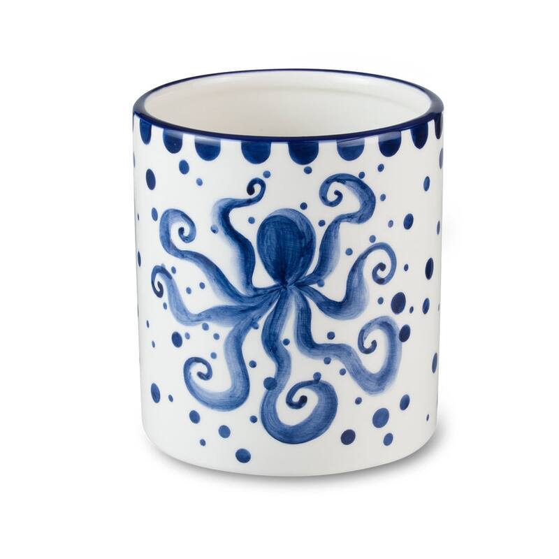 Euro Ceramica Octopus Utensil Holder - Utensil is not included