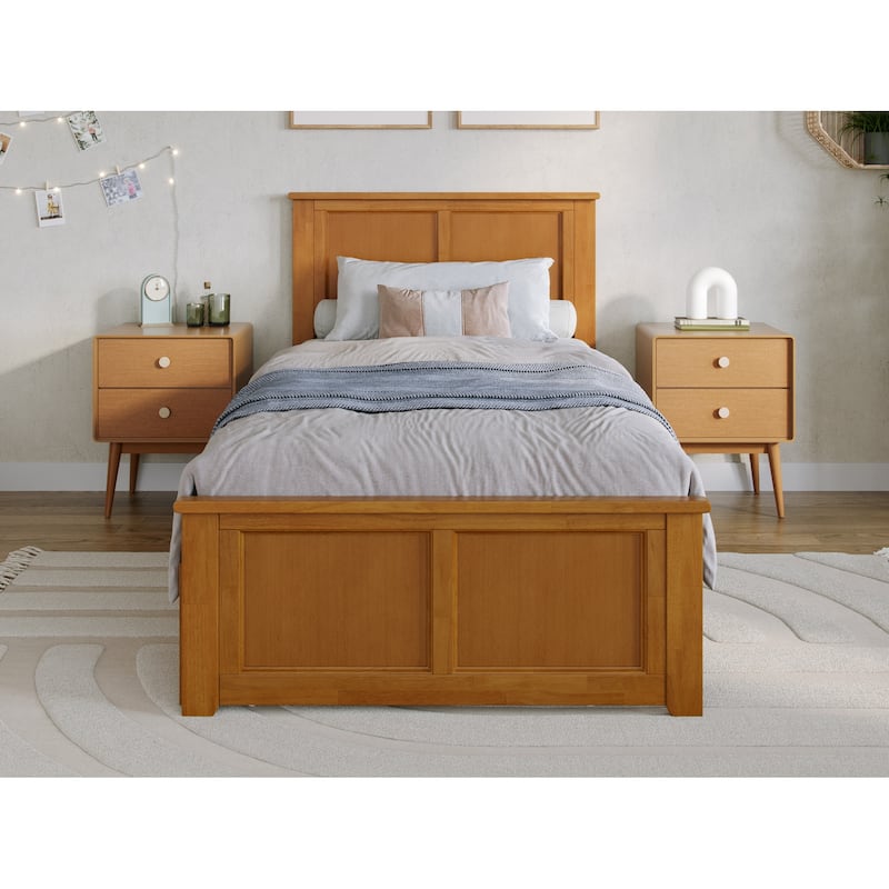 AFI Madison Platform Bed with Matching Footboard & Trundle