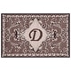preview thumbnail 2 of 21, SAFAVIEH Handmade Monogram Galatea Rug 2'6" x 4' - D - Mocha - Rectangle