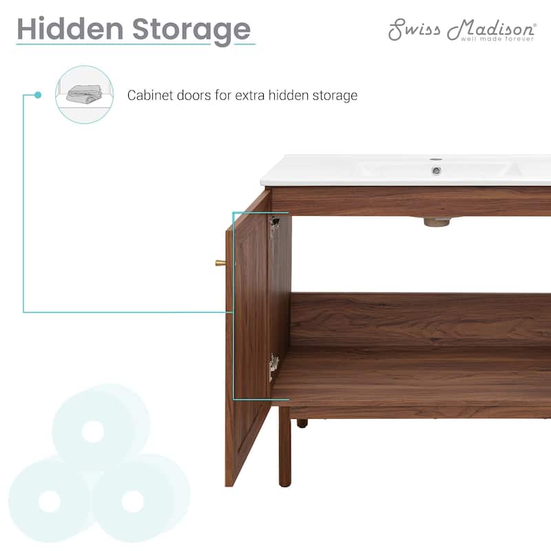 Classe Bathroom Vanity in Oak