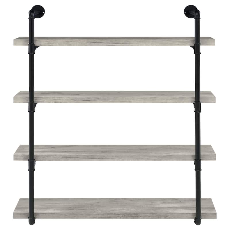 Elmcrest Farmhouse 39-inch 4-shelf Wall Bookshelf