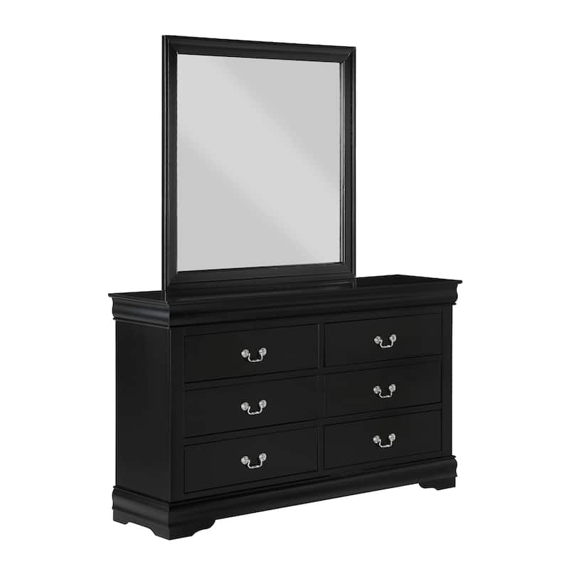 Lillie Black Sleigh Bed